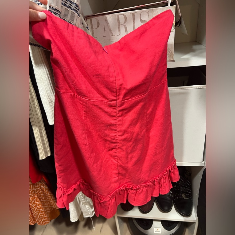 Revolve Superdown Pink Ruffled Mini Dress, S - Picture 3 of 4